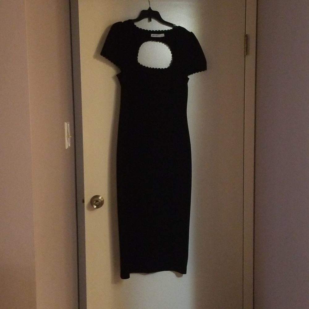 The Line by K Black Midi Dress